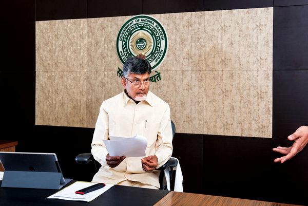 Главный министр Чандрабабу Найду, основной инициатор проекта Амаравати